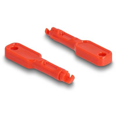 Delock RJ45 LAN Port Schloss 20928 Rot 20928-2