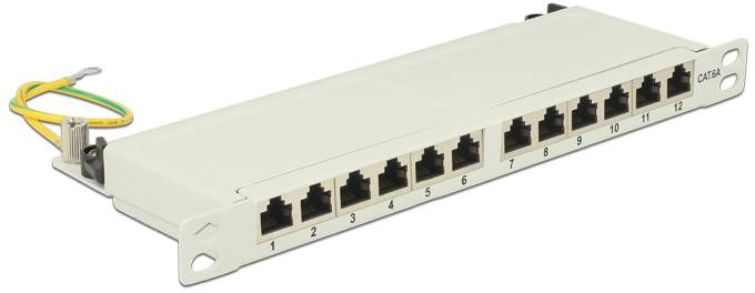 Delock 43311 Patch-Panel 0.5 HE Grau