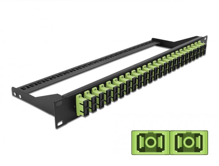 Delock 43397 LWL-Patchpanel 24 Port SC 1 HE-1