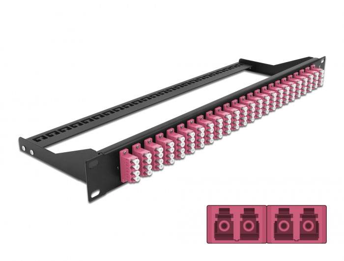 Delock 43403 LWL-Patchpanel 24 Port LC 1 HE-0