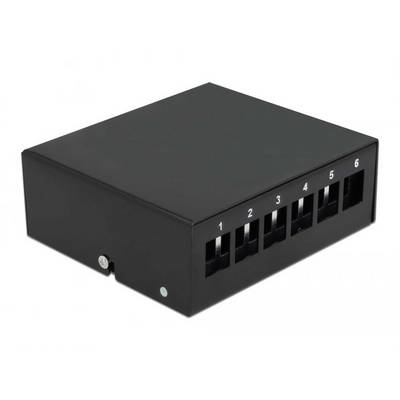 Delock 43411 Patch-Panel Schwarz Unbestückt-0