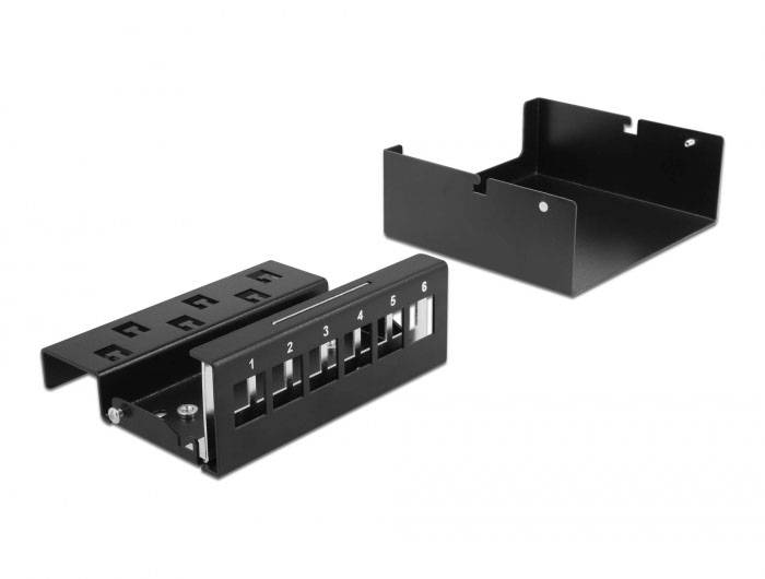 Delock 43411 Patch-Panel Schwarz Unbestückt-3