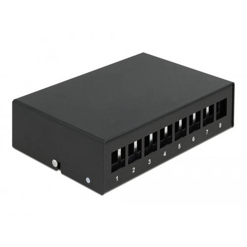 Delock 43413 Patch-Panel Schwarz