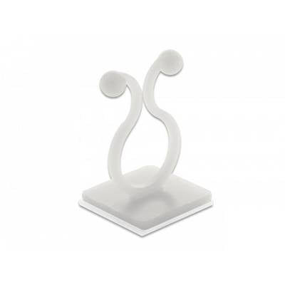 Delock Kabel-Halteclips Nylon Transparent (L x B x H) 31.9 x 20 x 20 mm 10 St. 60175-0