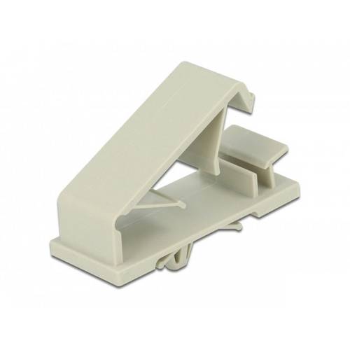 Delock Kabel-Halteclips Nylon Grau (B x H) 18.8 mm x 10 mm 10 St. 60186