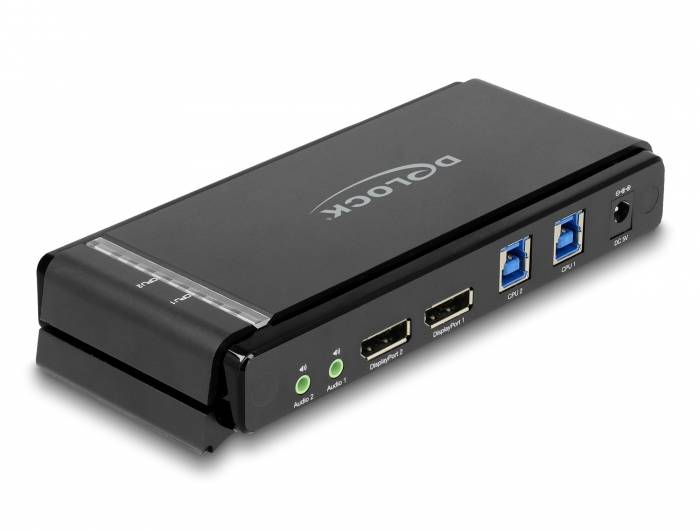 Delock 11476 DisplayPort-Switch DisplayPort® 7680 x 4320 Pixel, 3840 x 2160 Pixel-1