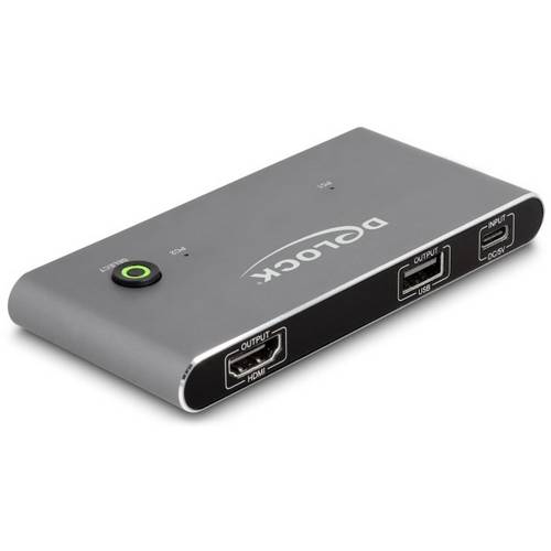 Thumbnail - Delock 11486 USB-C® (USB 3.2 Gen 2) Umschalter HDMI Tastatur 7680 x 4320 Pixel, 3840 x 2160 Pixel