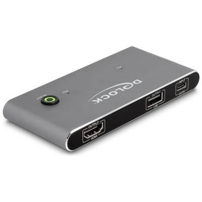 Delock 11486 USB-C® (USB 3.2 Gen 2) Umschalter HDMI Tastatur 7680 x 4320 Pixel, 3840 x 2160 Pixel-0