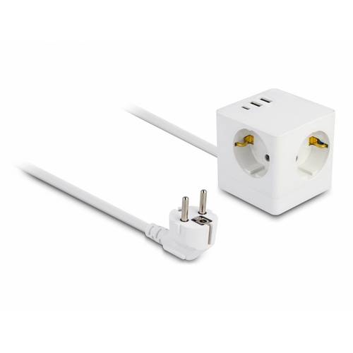 Thumbnail - Delock 11497 Steckdosenwürfel Weiß 1 St.