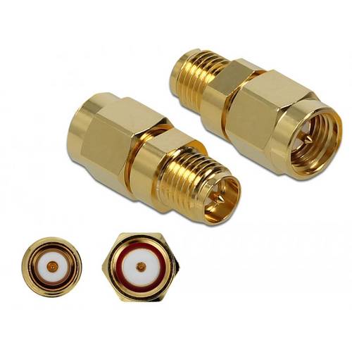 Thumbnail - Delock 89973 89973 SMA-Adapter SMA-Stecker - RPSMA-Buchse 1 St.