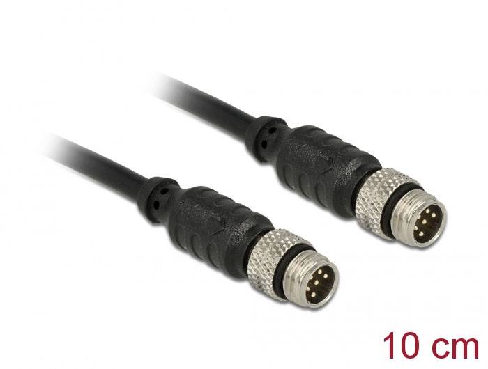 Delock 12688 Sensor-/Aktor-Kabel M8 10 cm 1 St. Bag-1
