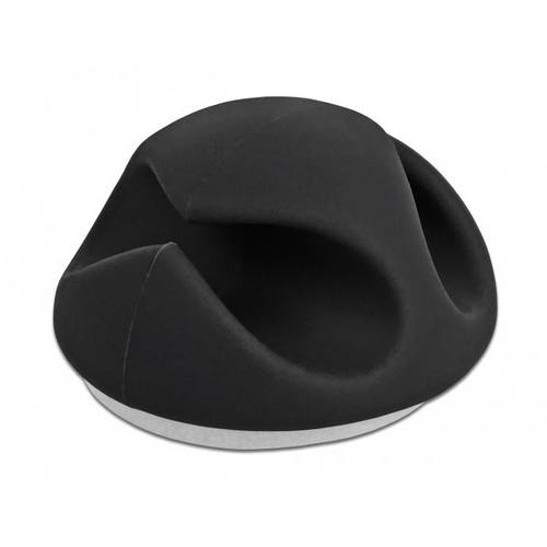 Delock Kabel-Halteclips Thermoplast Schwarz (B x H) 29 mm x 15 mm 6 St. 18344