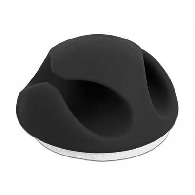 Delock Kabel-Halteclips Thermoplast Schwarz (Ø x H) 4 mm x 12 mm 10 St. 18345-0