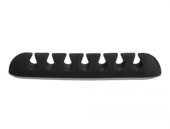Delock Kabel-Halteclips Thermoplast Schwarz (B x H) 20 mm x 13 mm 6 St. 18348-1