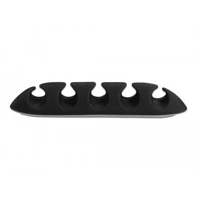 Delock Kabel-Halteclips Thermoplast Schwarz, Weiß flexibel (Ø x H) 5 mm x 15 mm 1 Set 18347-2