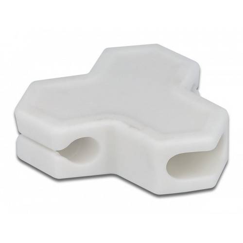 Thumbnail - Delock Kabel-Halteclips Thermoplast Weiß (B x H) 40 mm x 12 mm 1 Set 18401