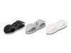 Delock Kabel-Halteclips Silikon Weiß, Grau, Schwarz (Ø x H) 8 mm x 2.8 cm 1 Set 18443