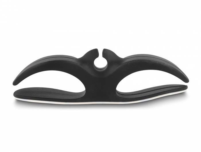 Delock Kabel-Halteclips Silikon Weiß, Grau, Schwarz (Ø x H) 8 mm x 2.8 cm 1 Set 18443-2