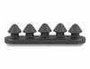 Delock Kabel-Halteclips ABS Schwarz (Ø x H) 5 mm x 20 mm 2 St. 18444