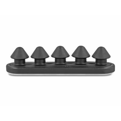 Delock Kabel-Halteclips ABS Schwarz (Ø x H) 5 mm x 20 mm 2 St. 18444-0