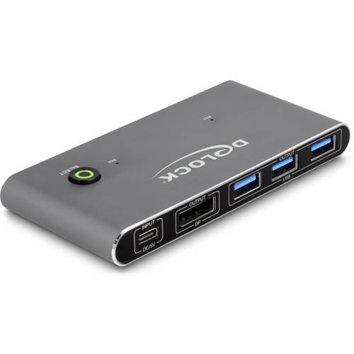Thumbnail - Delock 18646 KVM-Matrix-Switch DisplayPort® 7680 x 4320 Pixel