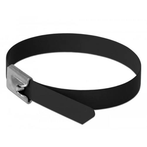 Delock 18815 Edelstahl-Kabelbinder Schwarz 10 St.