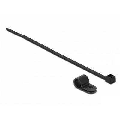 Delock 18866 Kabelhalter schraubbar 18866 Bündel-Ø-Bereich 7.9 mm (max) hitzestabil Schwarz 1 St.-1