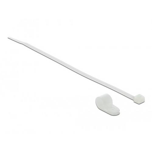 Delock Kabelbinder-Kit - 30 cm - weiß - 300 x 4.8 mm - Weiß - 10 pcs