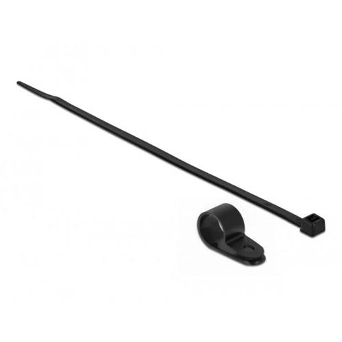 Delock Kabelbinder-Kit - 35 cm - Schwarz - 350 x 4.8 mm - Schwarz - 10 pcs