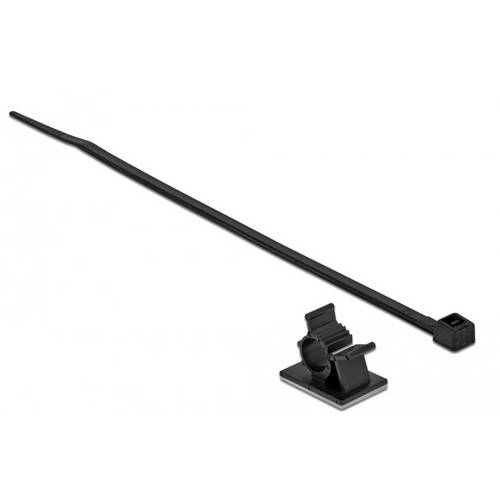 Delock Befestigungsschelle 18878 Schwarz 1 Set