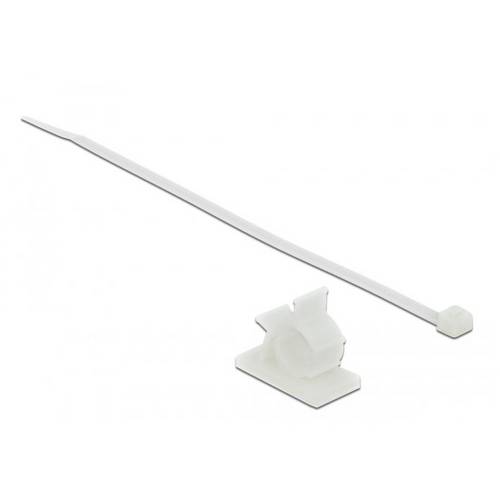 Delock Befestigungsschelle 18879 Weiß 1 Set