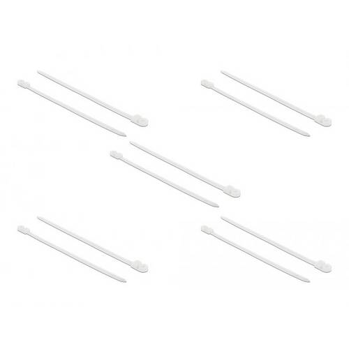 Thumbnail - Delock 18947 Kabelbinder Weiß 10 St.