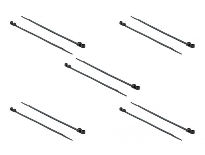 Delock 18949 Kabelbinder Schwarz 10 St.