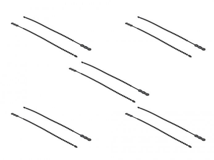 Delock 18966 Kabelbinder Schwarz 10 St.