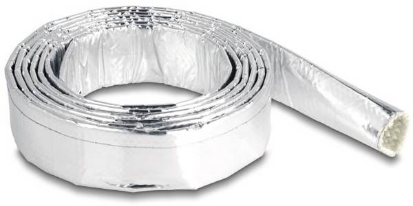 Delock Kabelschlauch - made of glass fiber and aluminium, 16 mm - Silber - 2 m