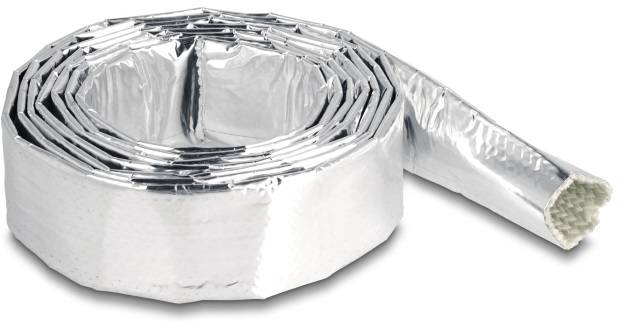 Thumbnail - Delock Isolierschlauch - glass fiber, aluminum - Silber - 2 m