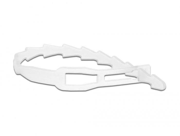 Delock 19317 Kabelbinder Schwarz, Transparent 20 St.