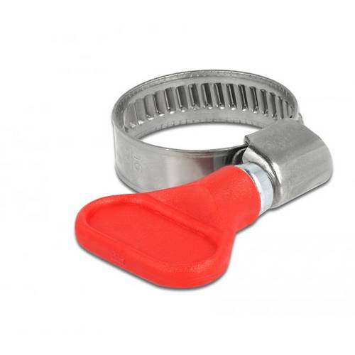 Thumbnail - Delock 19513 Schlauchschelle EdelstahlKunststoff Bündel-Ø (min.) 16 mm Bündel-Ø (max.) 25 mm 5 St.