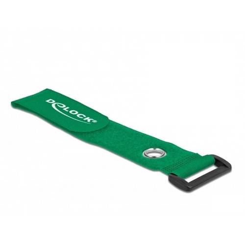 Thumbnail - Delock Klettkabelbinder (L x B) 280 mm x 38 mm Grün 3 St.