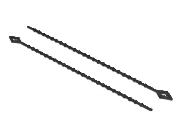 Delock 19568 Kabelbinder Schwarz hohe Zugfestigkeit, Hitzestabilisiert, Wiederverwendbar 100 St.-3