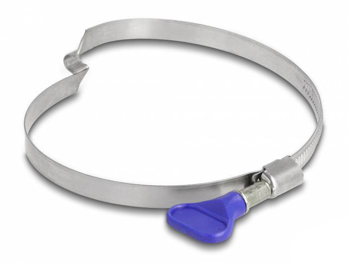 Thumbnail - Delock 19614 Schlauchschelle EdelstahlKunststoff Bündel-Ø (min.) 80 mm Bündel-Ø (max.) 100 mm 5 St.