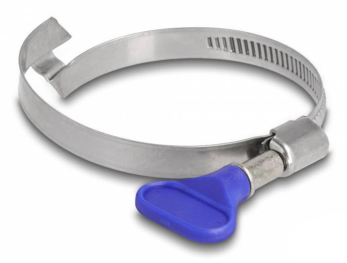 Thumbnail - Delock 19617 Schlauchschelle EdelstahlKunststoff Bündel-Ø (min.) 50 mm Bündel-Ø (max.) 65 mm 5 St.