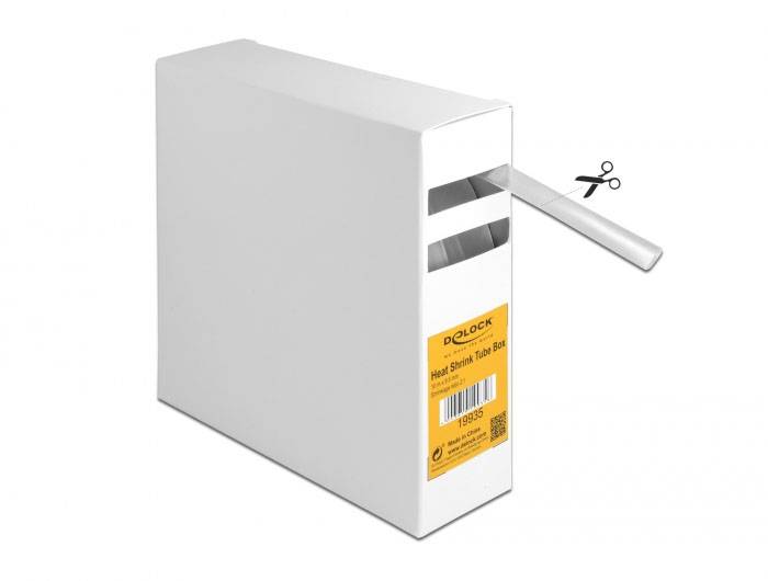 Delock 19935 Schrumpfschlauchsortiment Transparent 9 mm Schrumpfrate:2:1 1 St.-2
