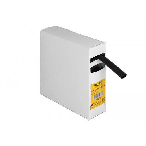 Thumbnail - Delock 19985 Schrumpfschlauch Schwarz 12.7 mm Schrumpfrate:3:1 1 St.