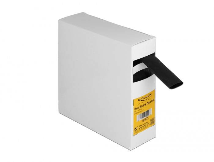 Delock 19993 Schrumpfschlauch Schwarz 19.1 mm Schrumpfrate:3:1 1 St.-1
