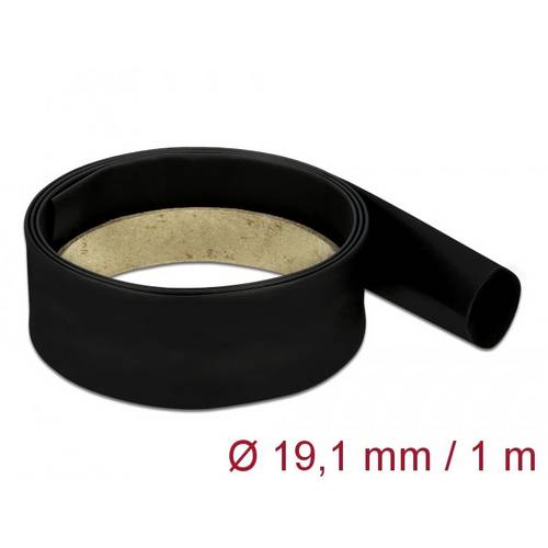 Delock 20662 Schrumpfschlauch Schwarz 19.1 mm Schrumpfrate:4:1 1 St.