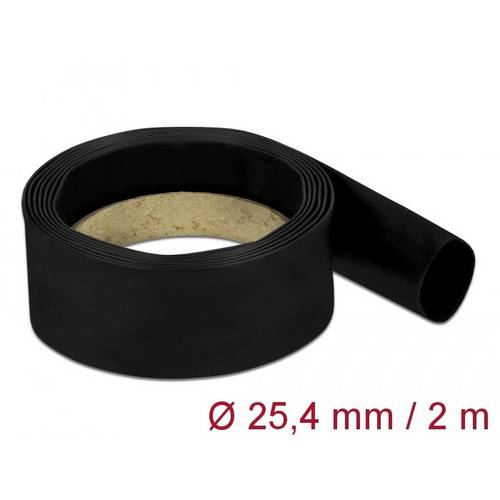 Thumbnail - Delock 20670 Schrumpfschlauch Schwarz 25 mm Schrumpfrate:4:1 1 St.