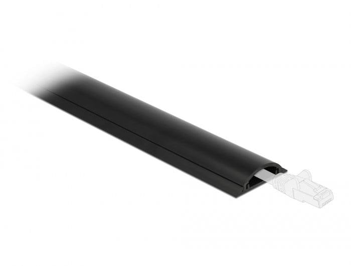 Delock - Kabelkanal - 1 m - Schwarz-1