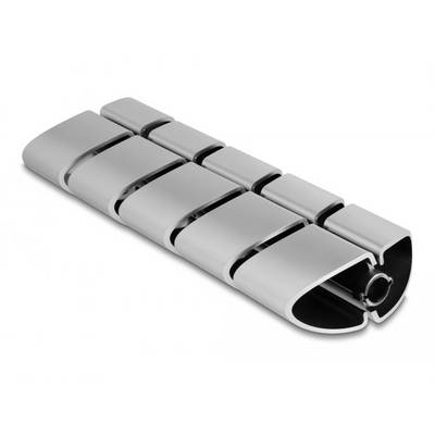 Delock Kabelkanal Kunststoff Silber flexibel (B x H) 75 mm x 45 mm 5 St. 20802-0