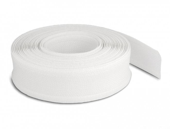 Delock 20819 20819 Geflechtschlauch Weiß Polyester 10 m 12 mm (max) 1 St.-0